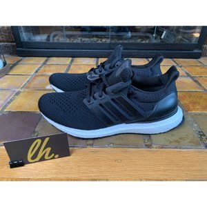 Youth 7y Adidas Ultraboost 1.0 “Black White” Athletic Running Shoes HQ4218